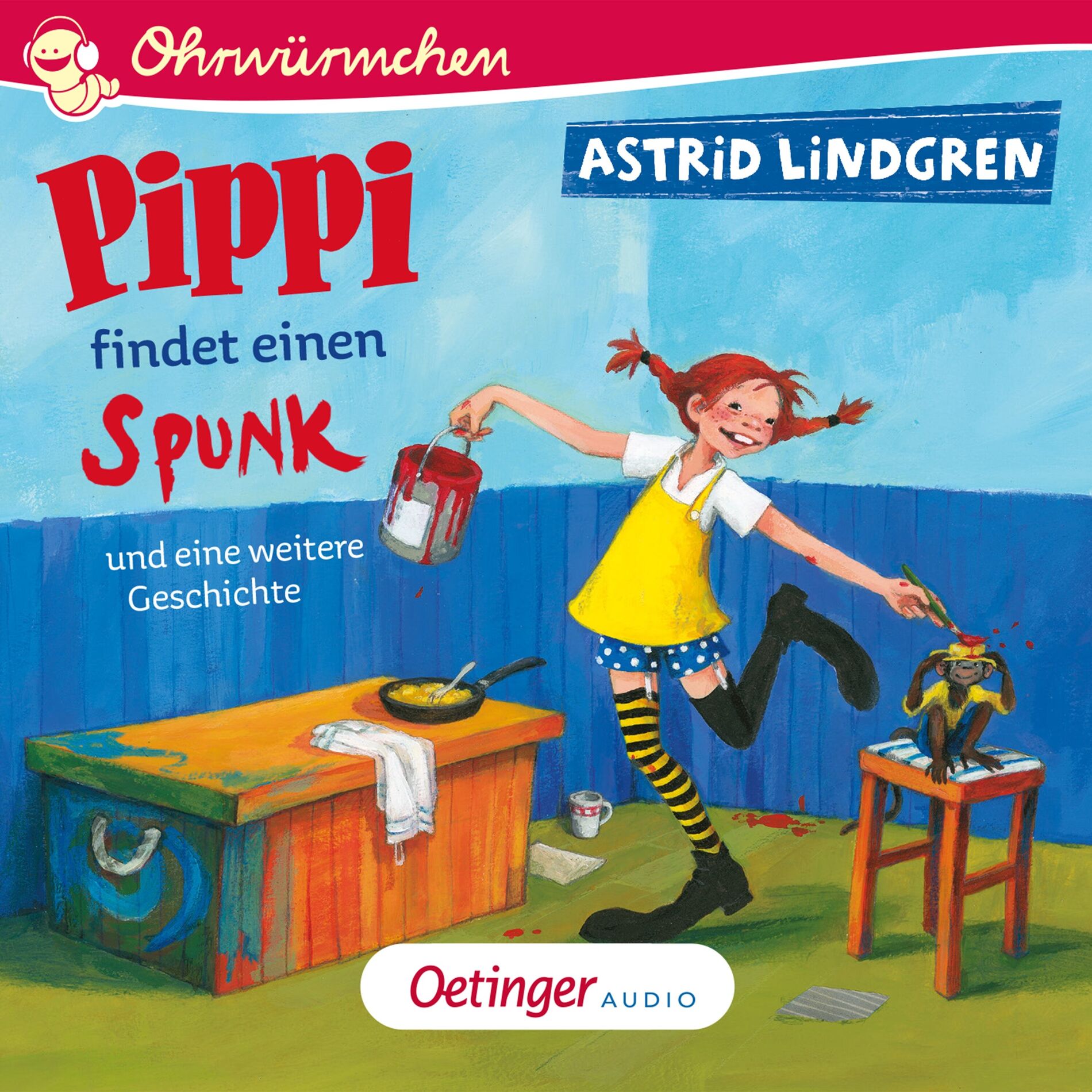 Album cover of Pippi findet einen Spunk und eine weitere Geschichte