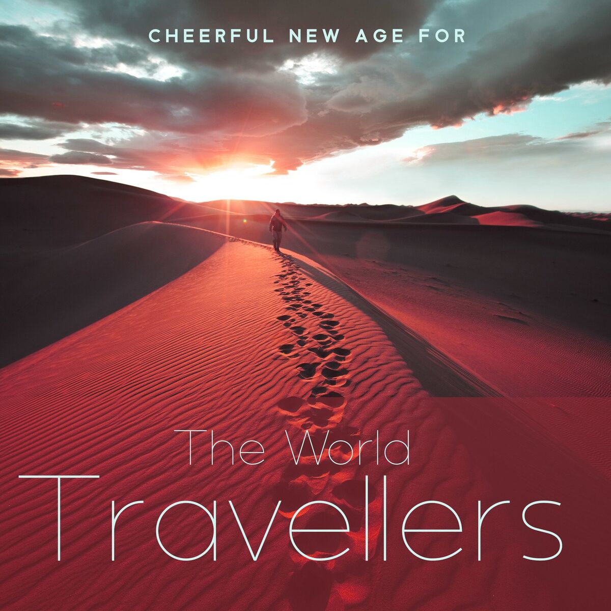 Album cover of Cheerful New Age for The World Travellers