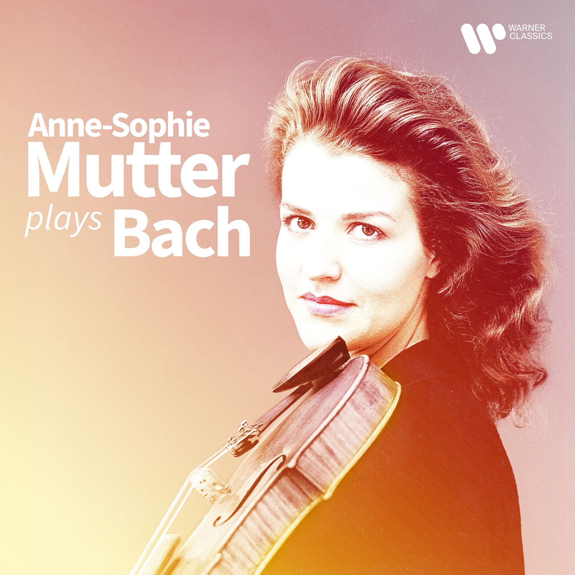 Album cover of Anne-Sophie Mutter Plays Bach