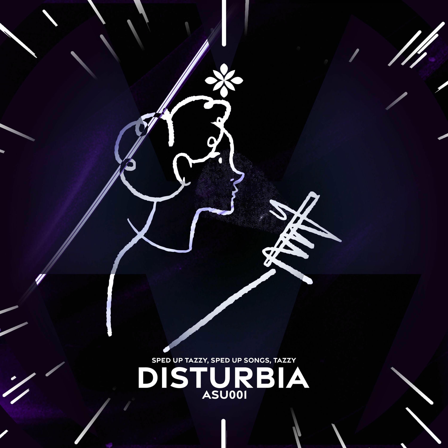 Album cover of disturbia - sped up + reverb