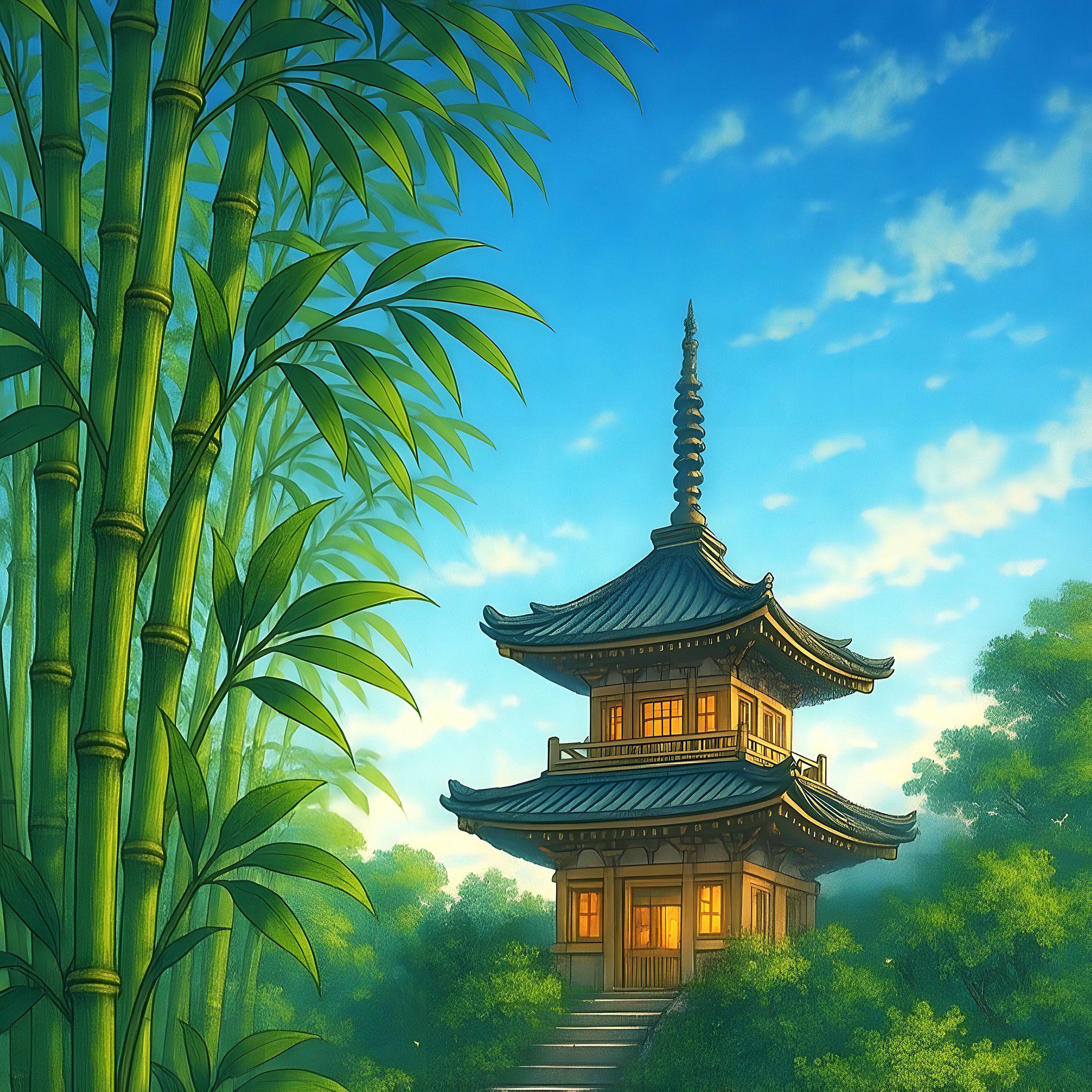 Album cover of Under the Bamboo Sky