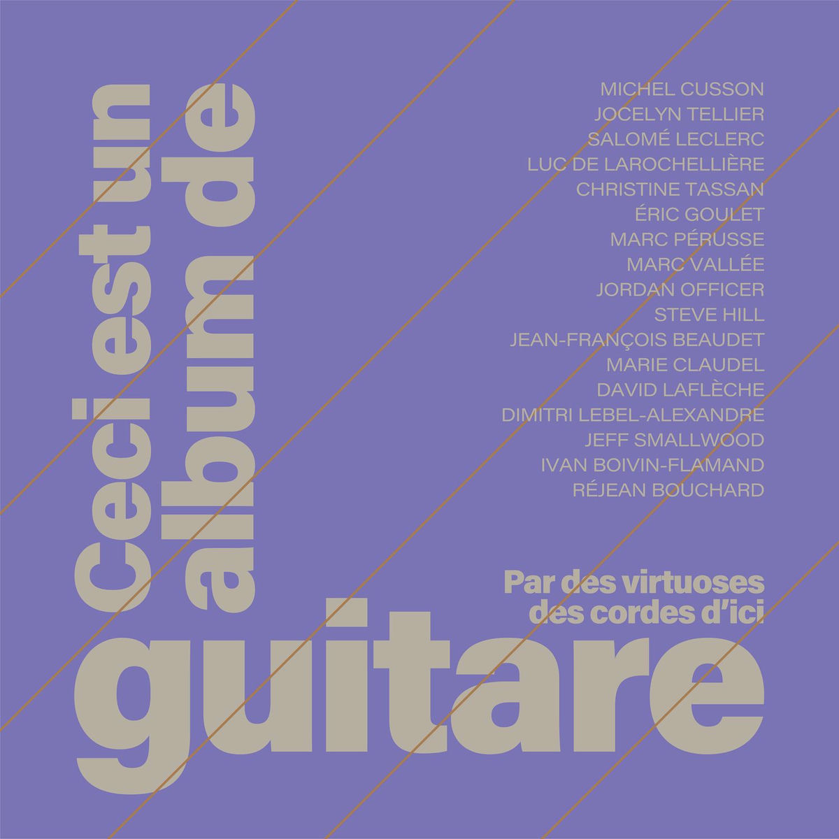 Album cover of Ceci est un album de guitare