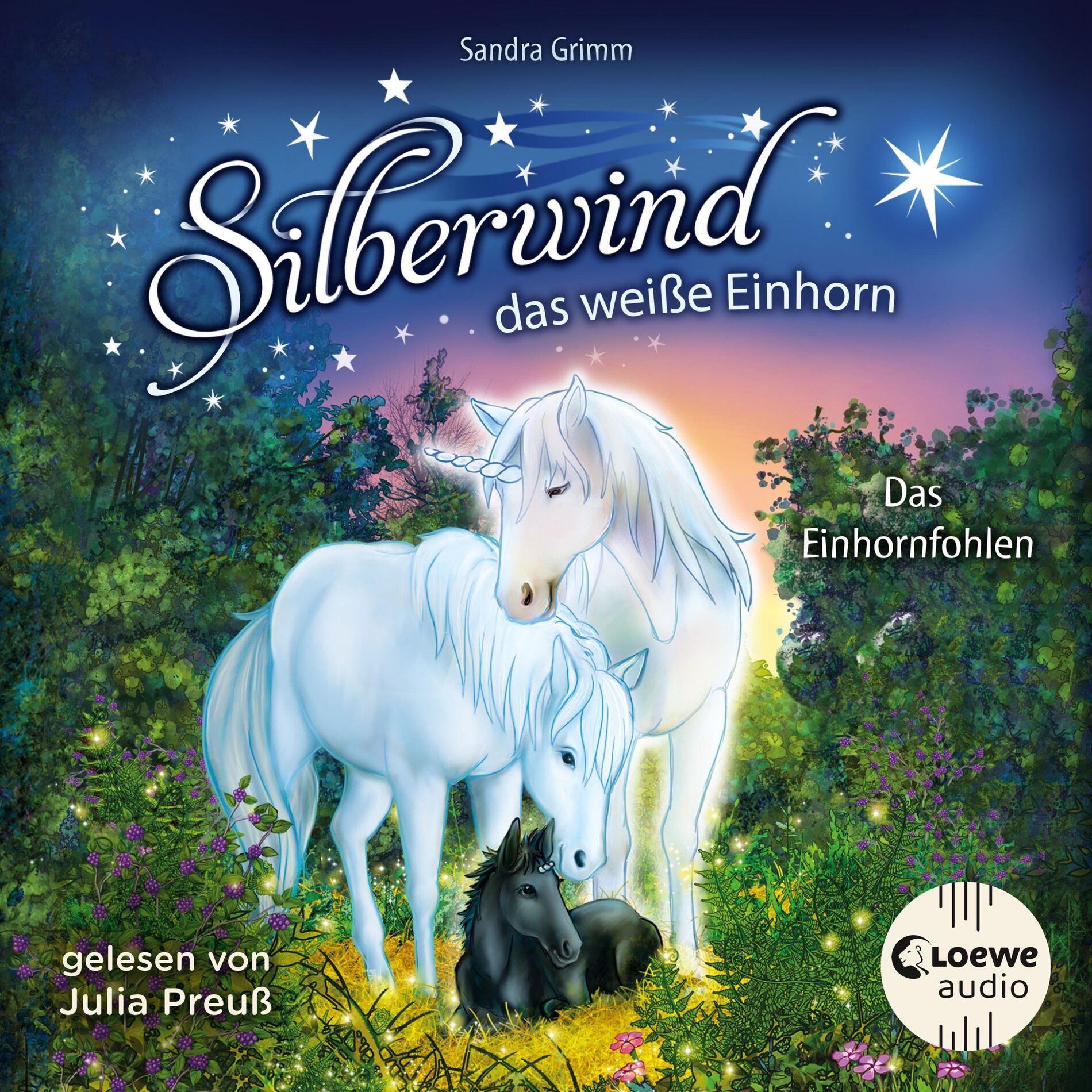 Album cover of Silberwind, das weiße Einhorn (Band 7) - Das Einhornfohlen (Begleite das Einhorn Silberwind auf seinen Abenteuern)