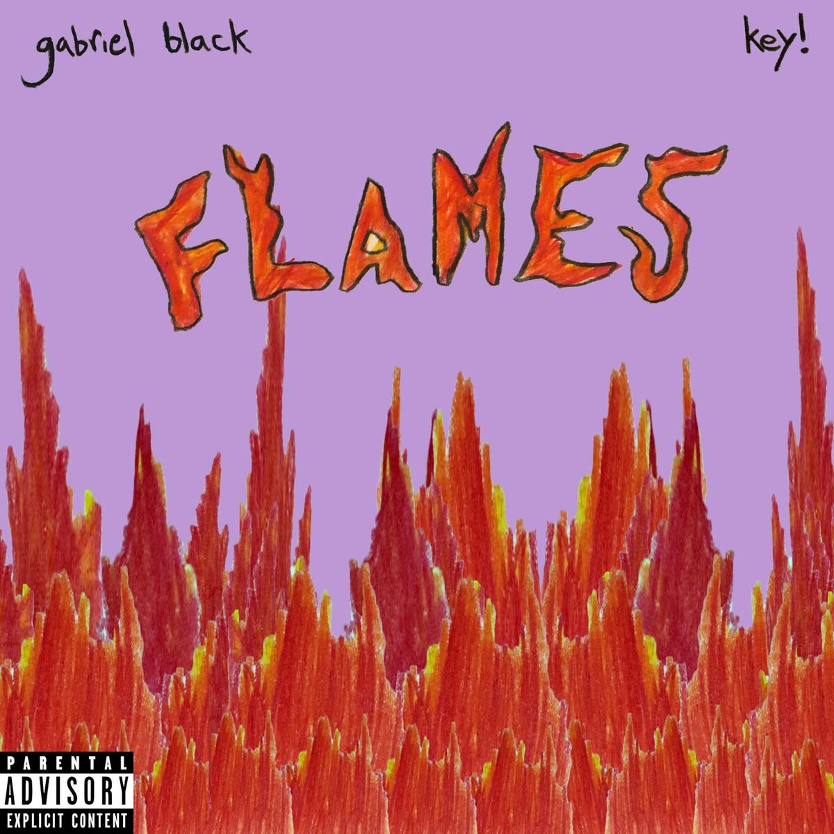 Album cover of flames (feat. KEY!)