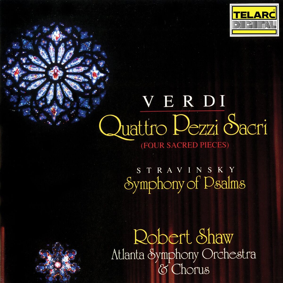 Album cover of Verdi: Quattro pezzi sacri - Stravinsky: Symphony of Psalms