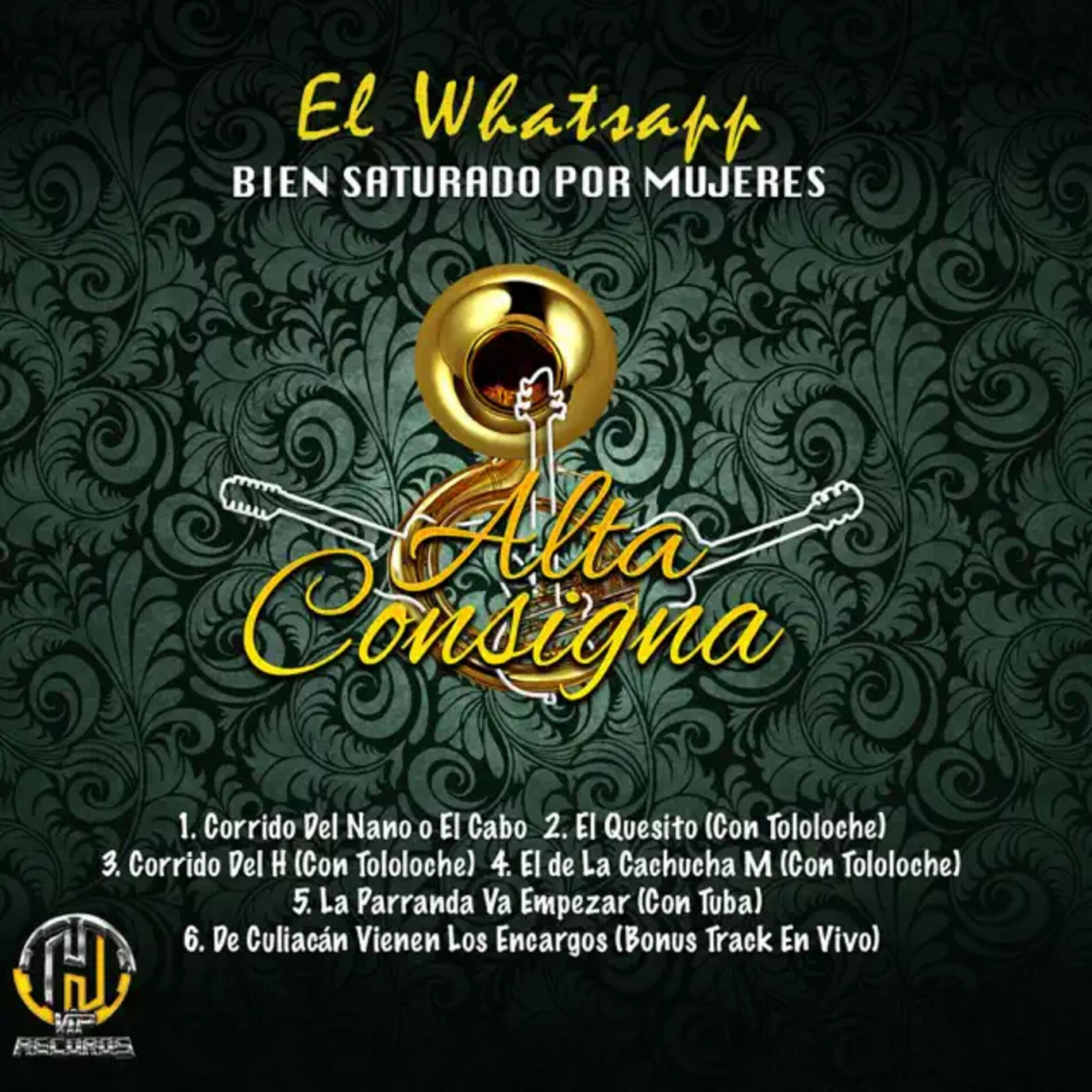 Album cover of El What's App Bien Saturado Por Mujeres