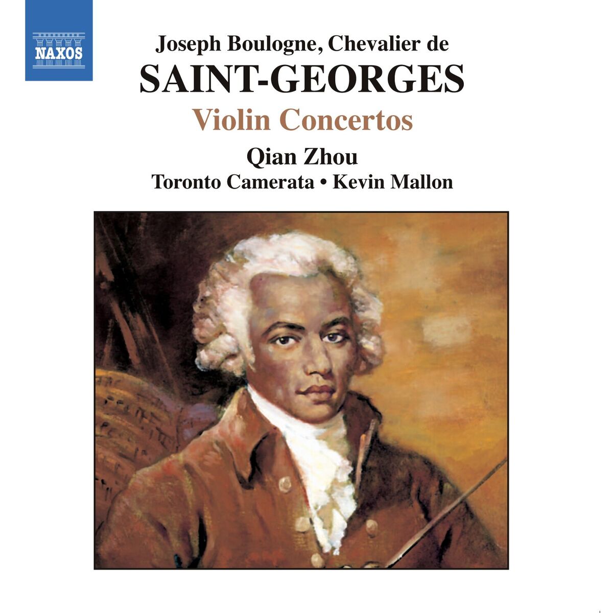Album cover of Saint-Georges: Violin Concertos No. 1, Op. 3 and Nos. 2 and 10
