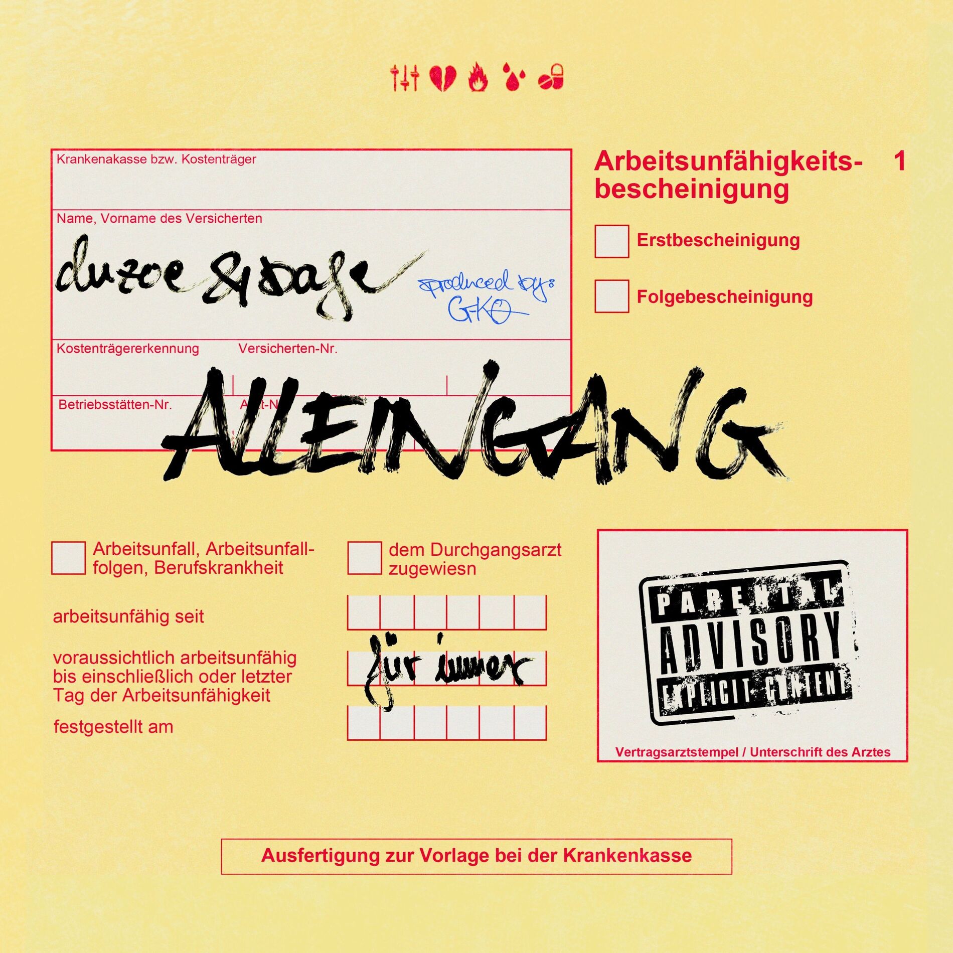 Album cover of Alleingang