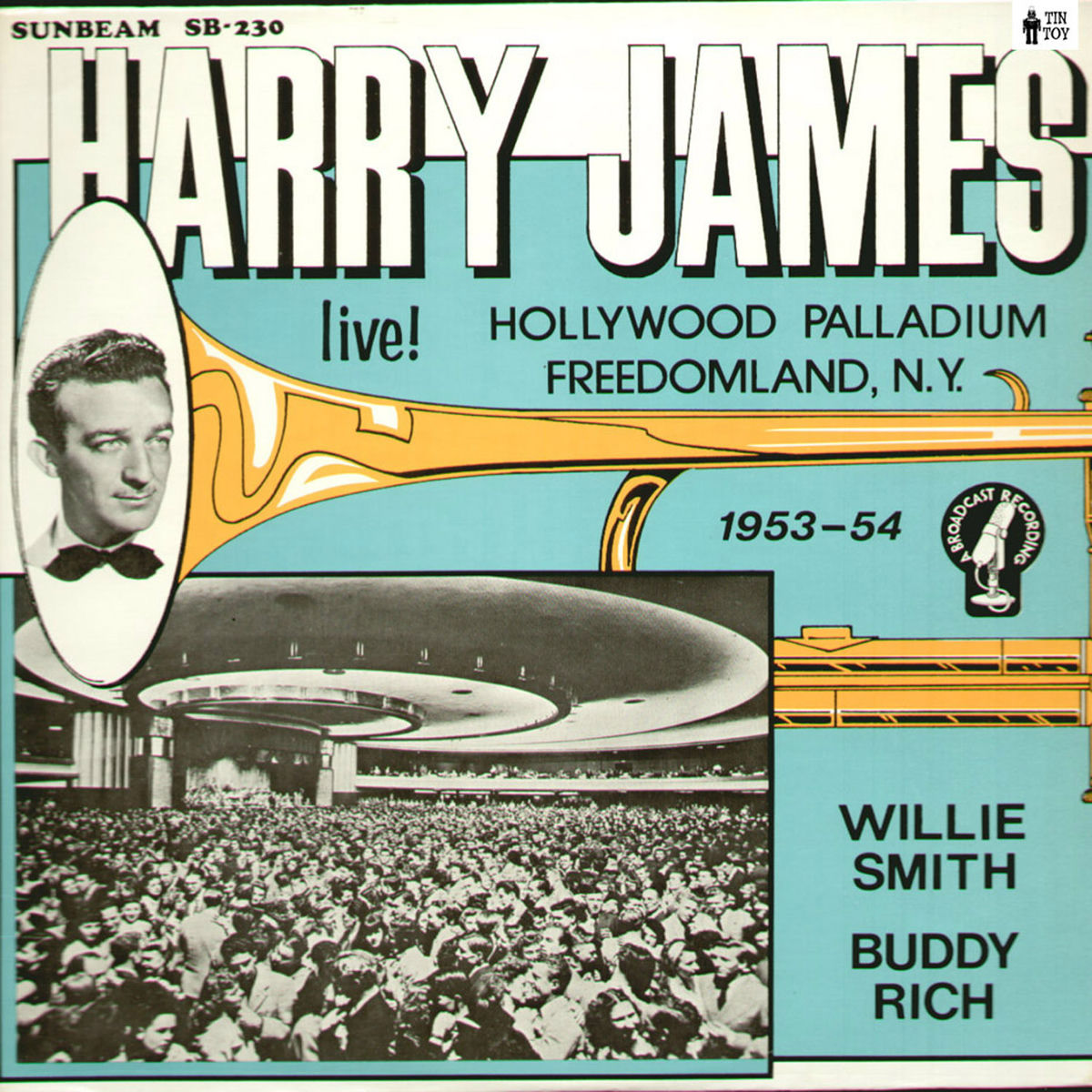 Album cover of Live! Hollywood Palladium Freedomland NY 1953-54