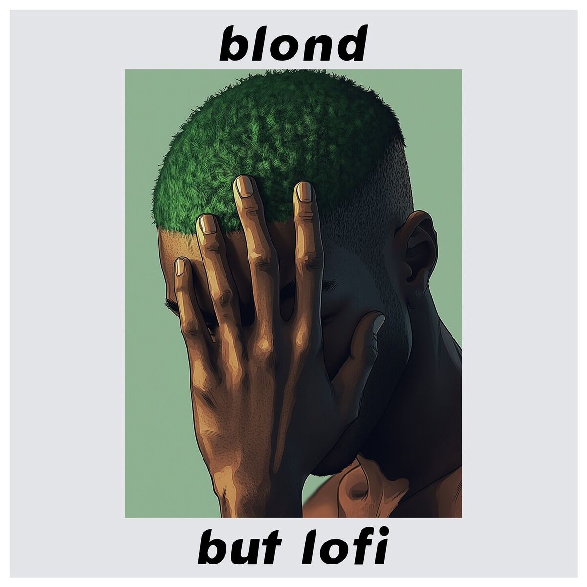 Album cover of blonde, but lofi