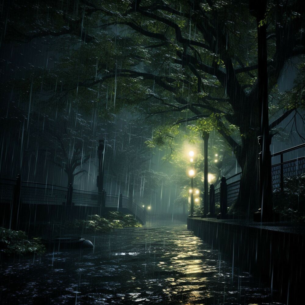 Picture of Relaxation Rain: Mellow Shower Nocturne