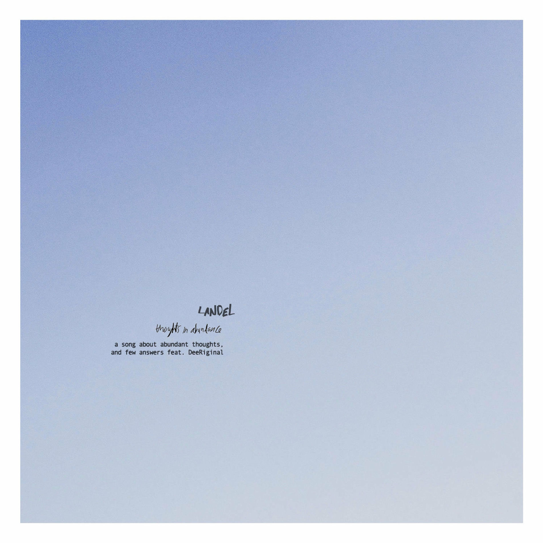 Album cover of Thoughts In Abundance (feat. DeeRiginal)