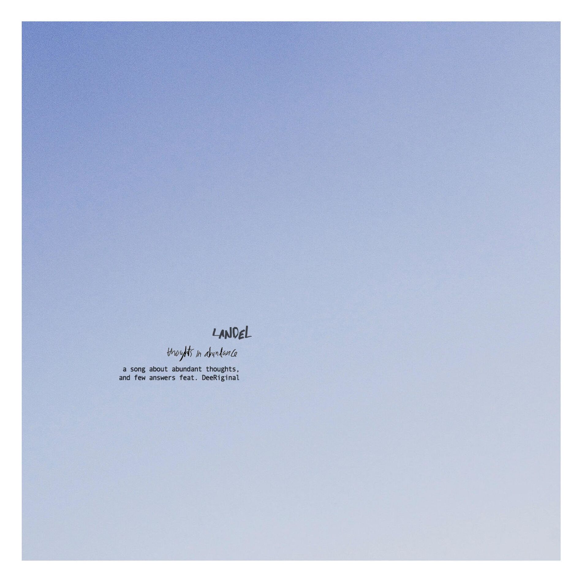 Album cover of Thoughts In Abundance (feat. DeeRiginal)