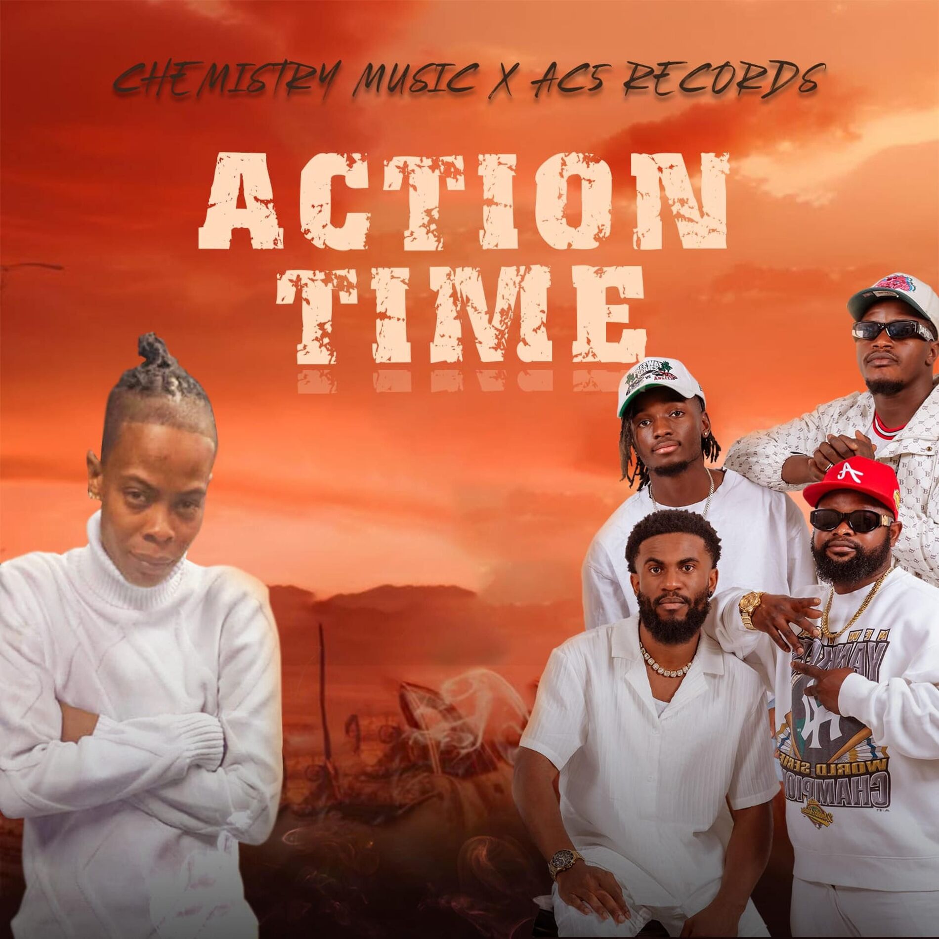 Album cover of Action Time (feat. Chemistry Music, Alex T.cee, Aldeen, Lopez De Dopez & Golden boy)