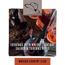 Cover of Evenings with Whisky, Vintage Saloon & Taverns Vibes