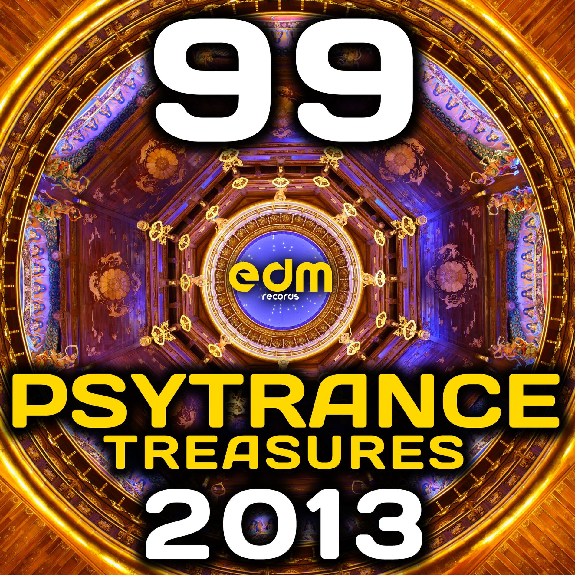 Album cover of Psy Trance Treasures 2013 (99 Best of Full-on, Progressive & Psychedelic Goa Hits)