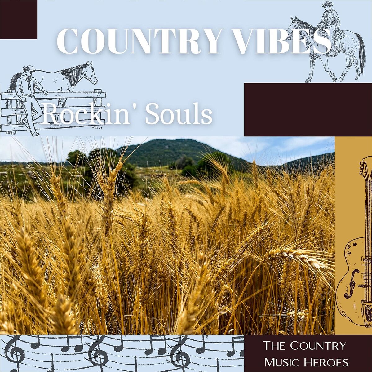 Album cover of Country Vibes, Rockin' Souls