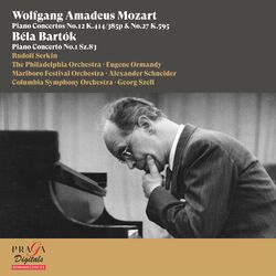 Cover of Wolfgang Amadeus Mozart: Piano Concertos Nos. 12 & 27 - Béla Bartók: Piano Concerto No. 1