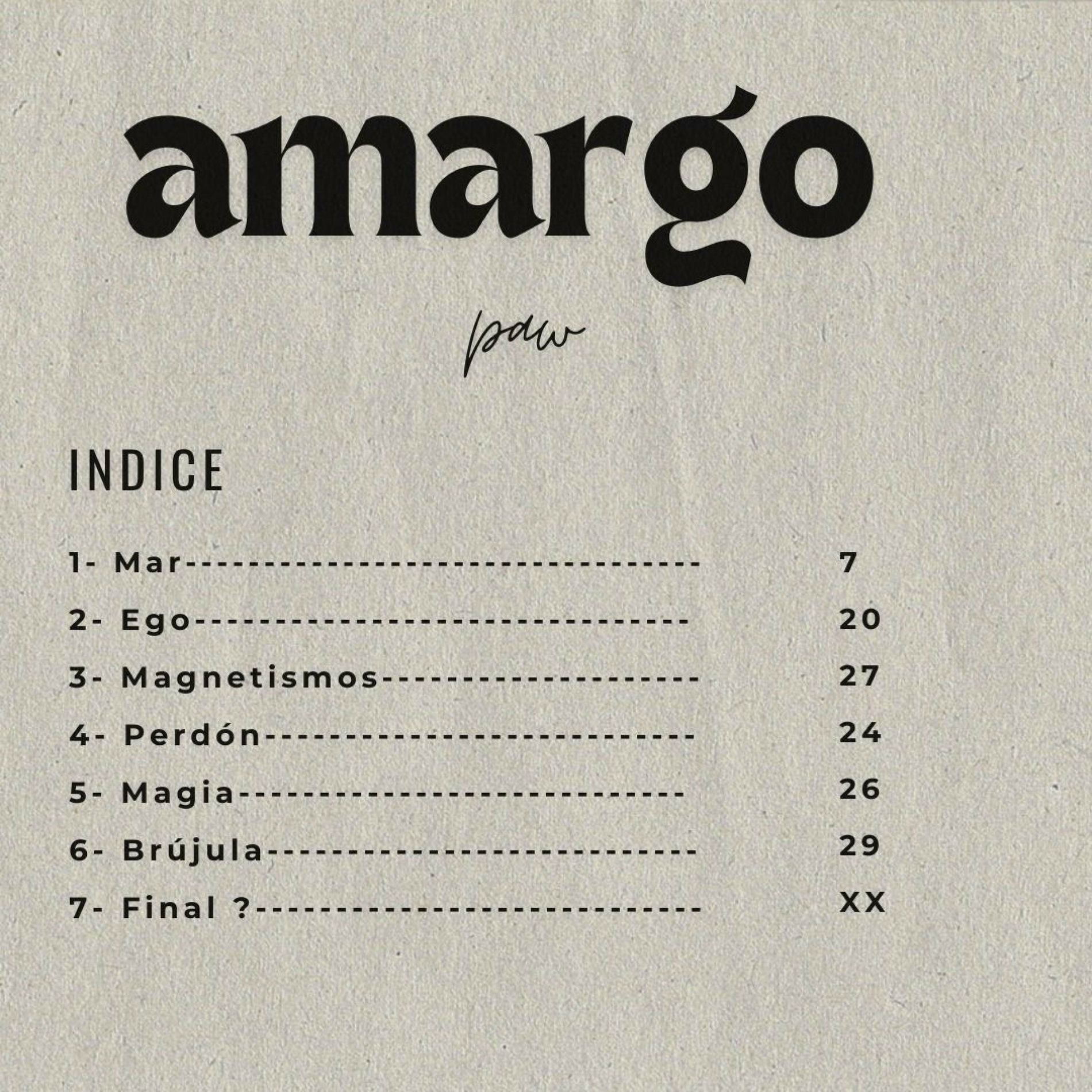 Album cover of Amargo
