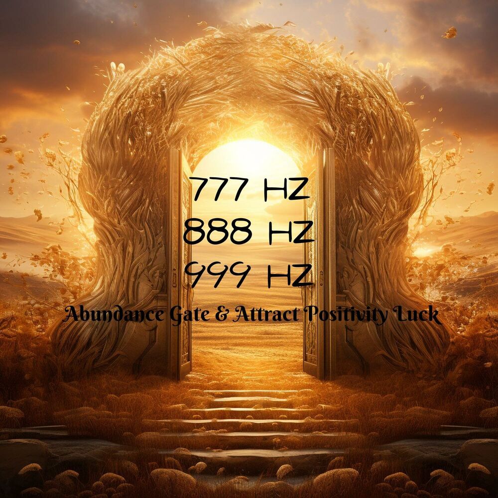 Picture of 777 Hz, 888 Hz, 999 Hz Abundance Gate & Attract Positivity Luck: High Vibration Wealth Frequency