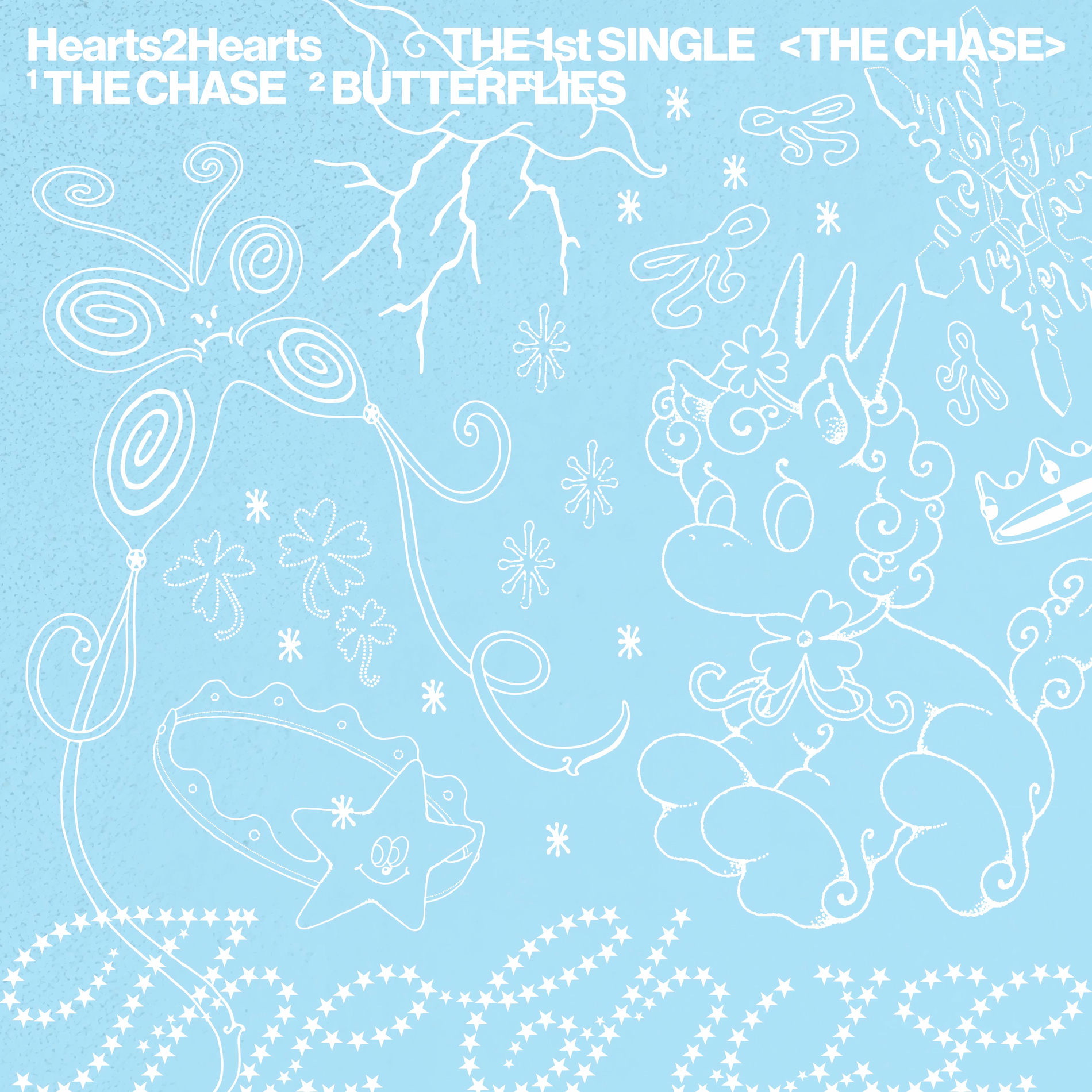 くま 非売品◆サインCD◆Hearts2Hearts◆The Chase Hearts2Hearts - The Chase [1st Single Album - Package Ver