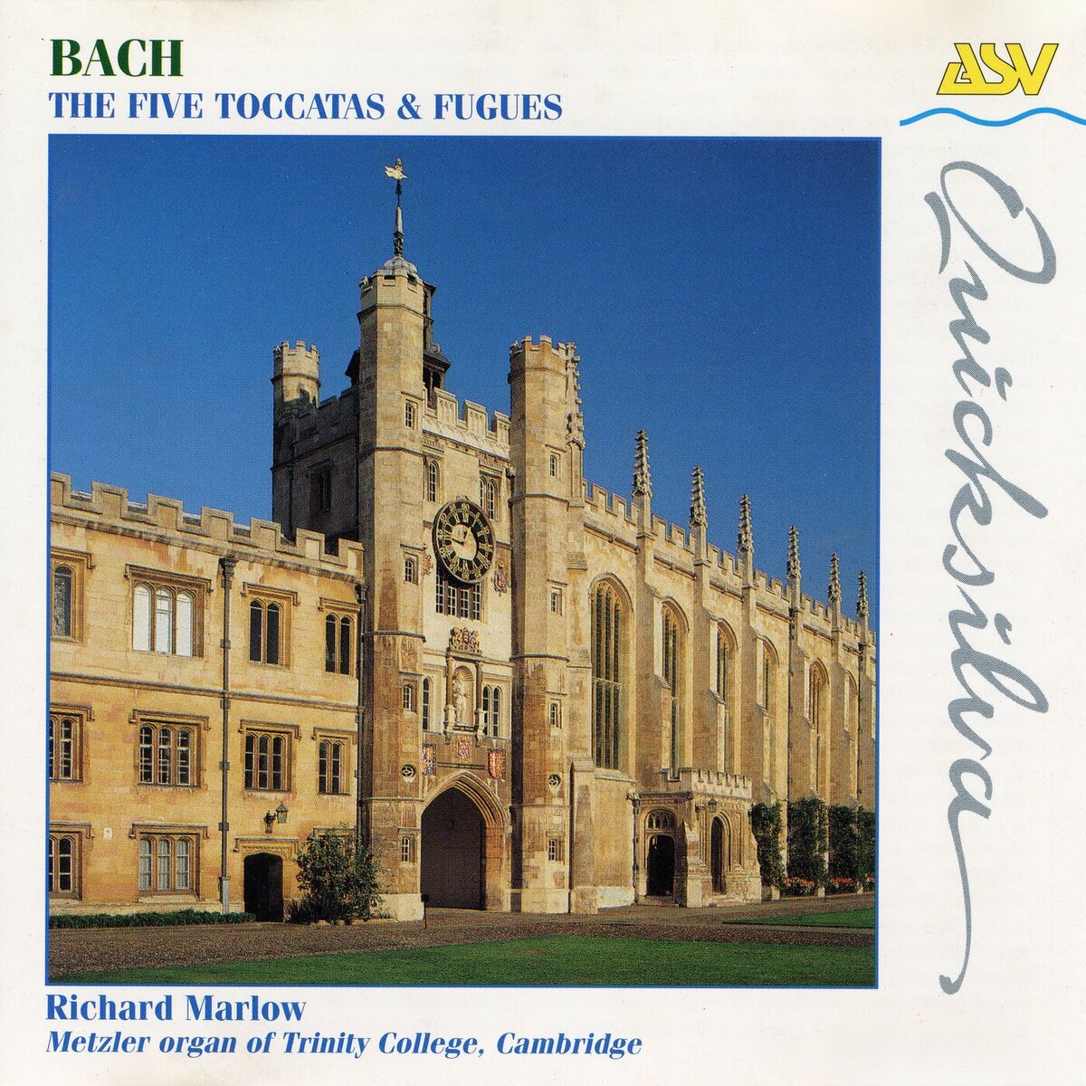 Album cover of Bach: 5 Toccatas and Fugues
