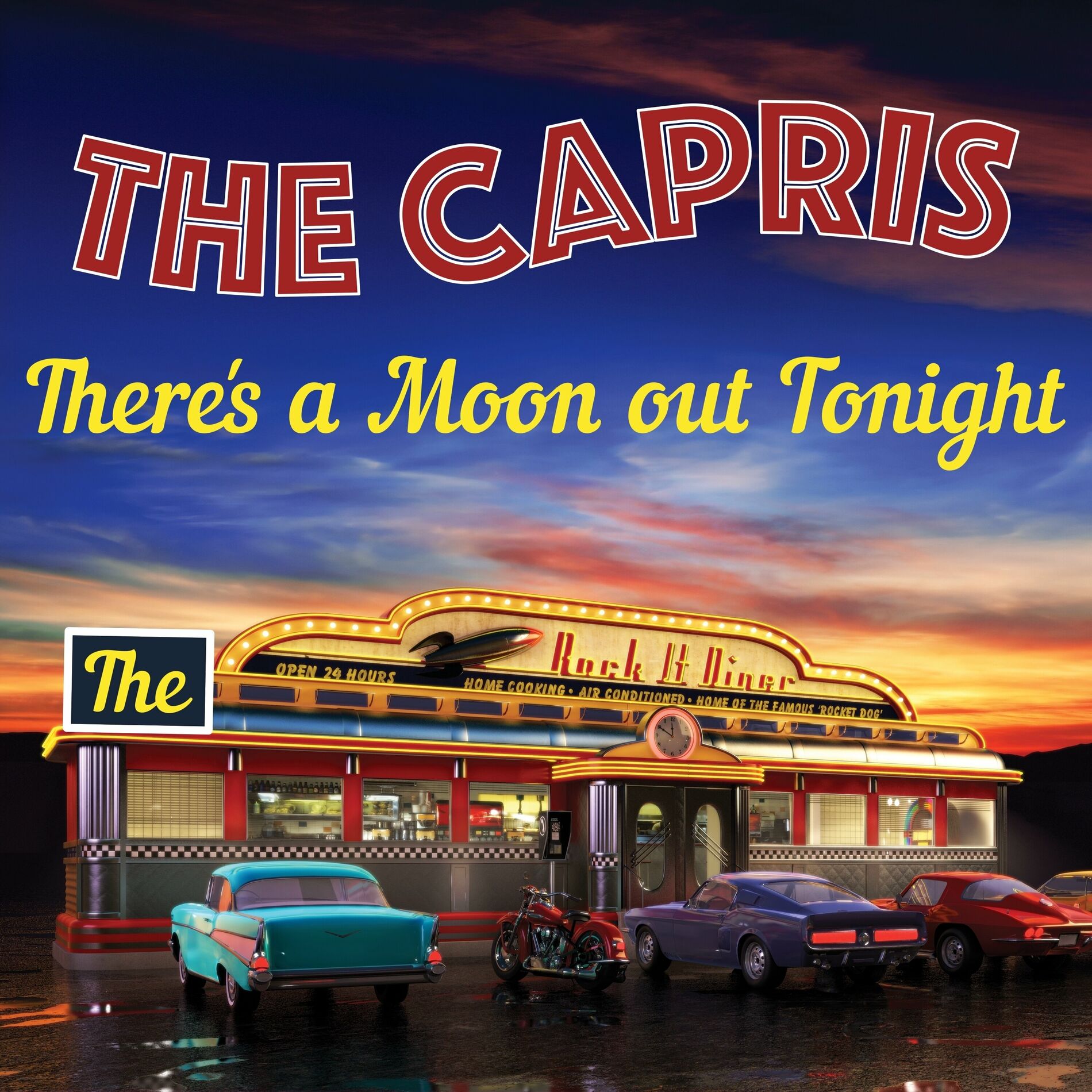 Album cover of There's a Moon out Tonight
