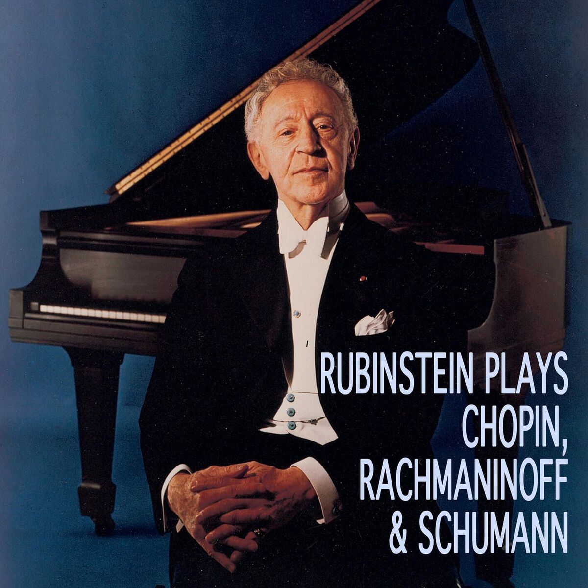 Album cover of Rubinstein plays Chopin, Rachmaninoff, Schumann