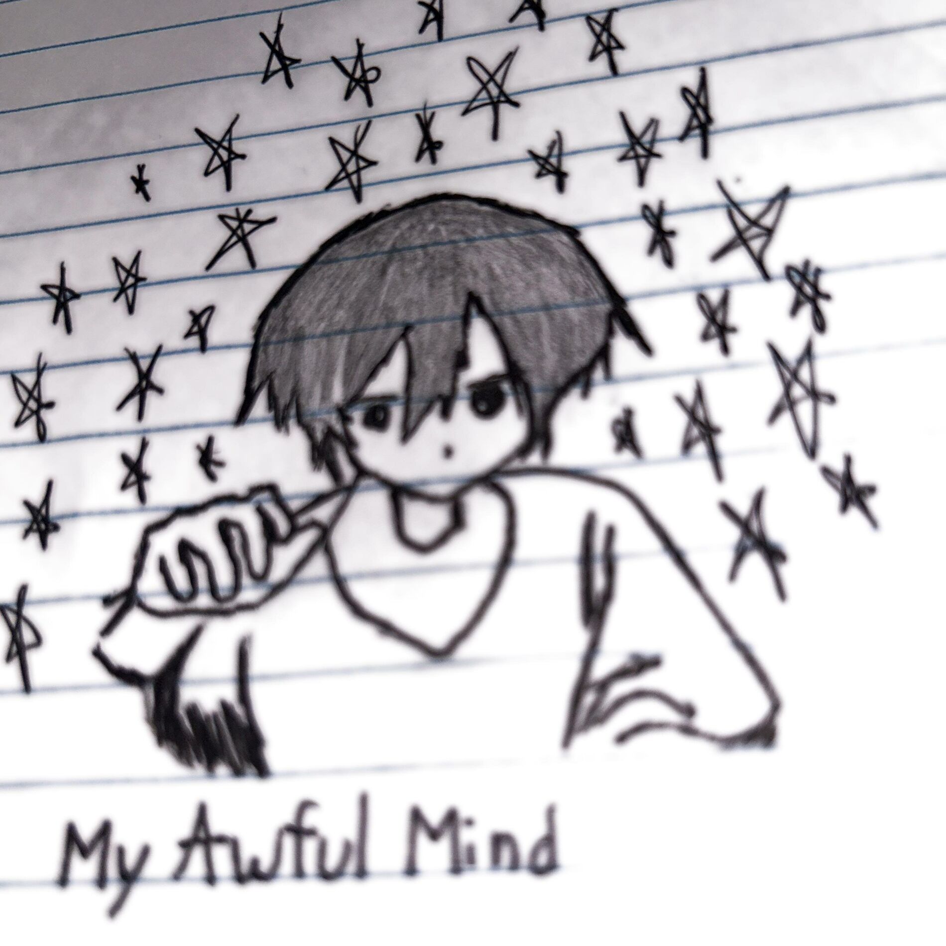 Album cover of my awful mind