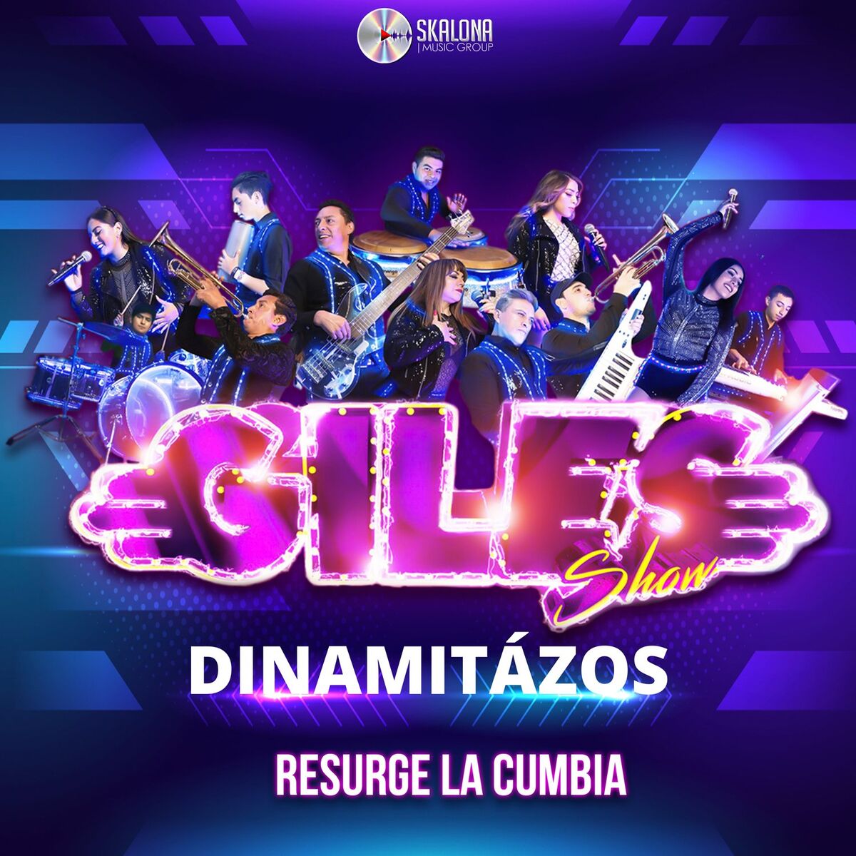 Album cover of Popurrí Dinamitázos: Que Nadie Sepa Mi Sufrir / Se Me Perdió la Cadenita / La Cumbia del Sida / La Cortina / Mi Cúcu / Mi Pichichi