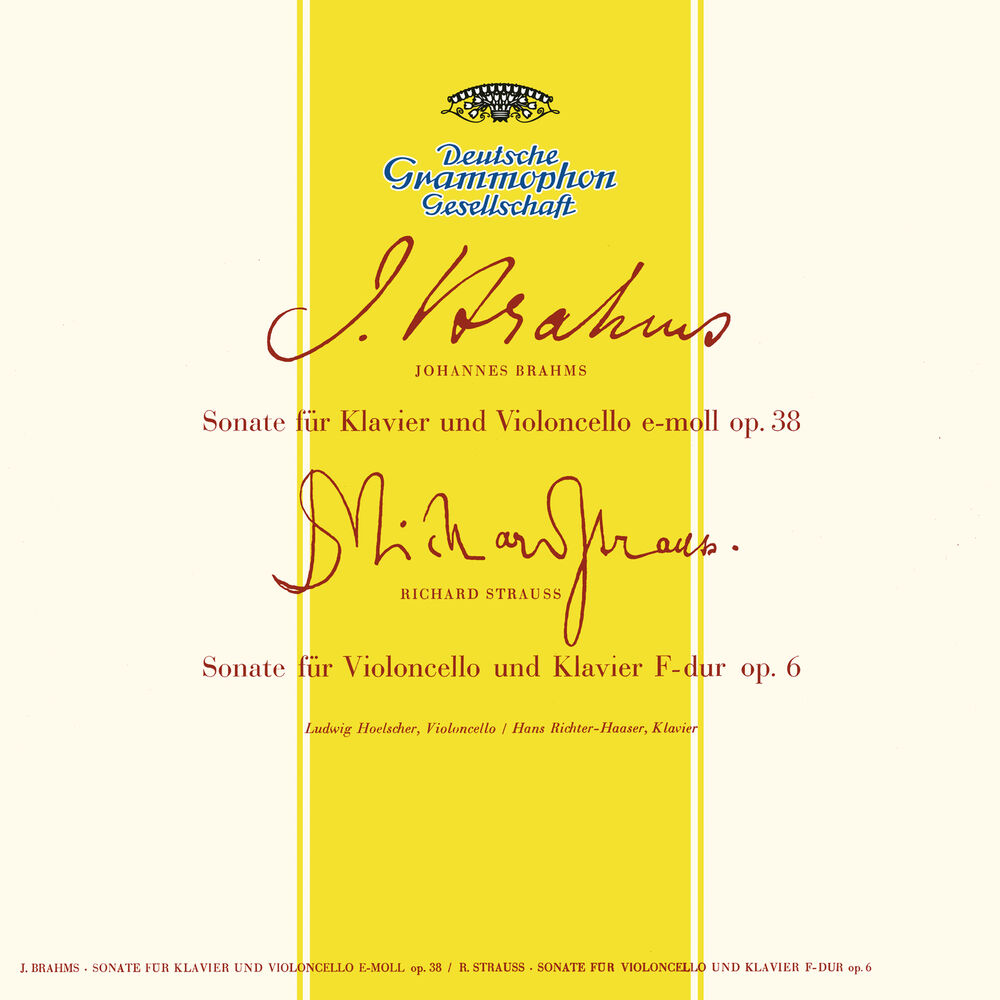 Picture of Brahms: Sonata For Cello And Piano No.1 In E Minor, Op.38 / Grieg: Sonata For Cello And Piano In A Minor, Op.36 / Strauss, R.: Son