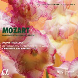 Cover of Mozart: Piano Concertos Nos. 23 KV 488 & 24 KV 491