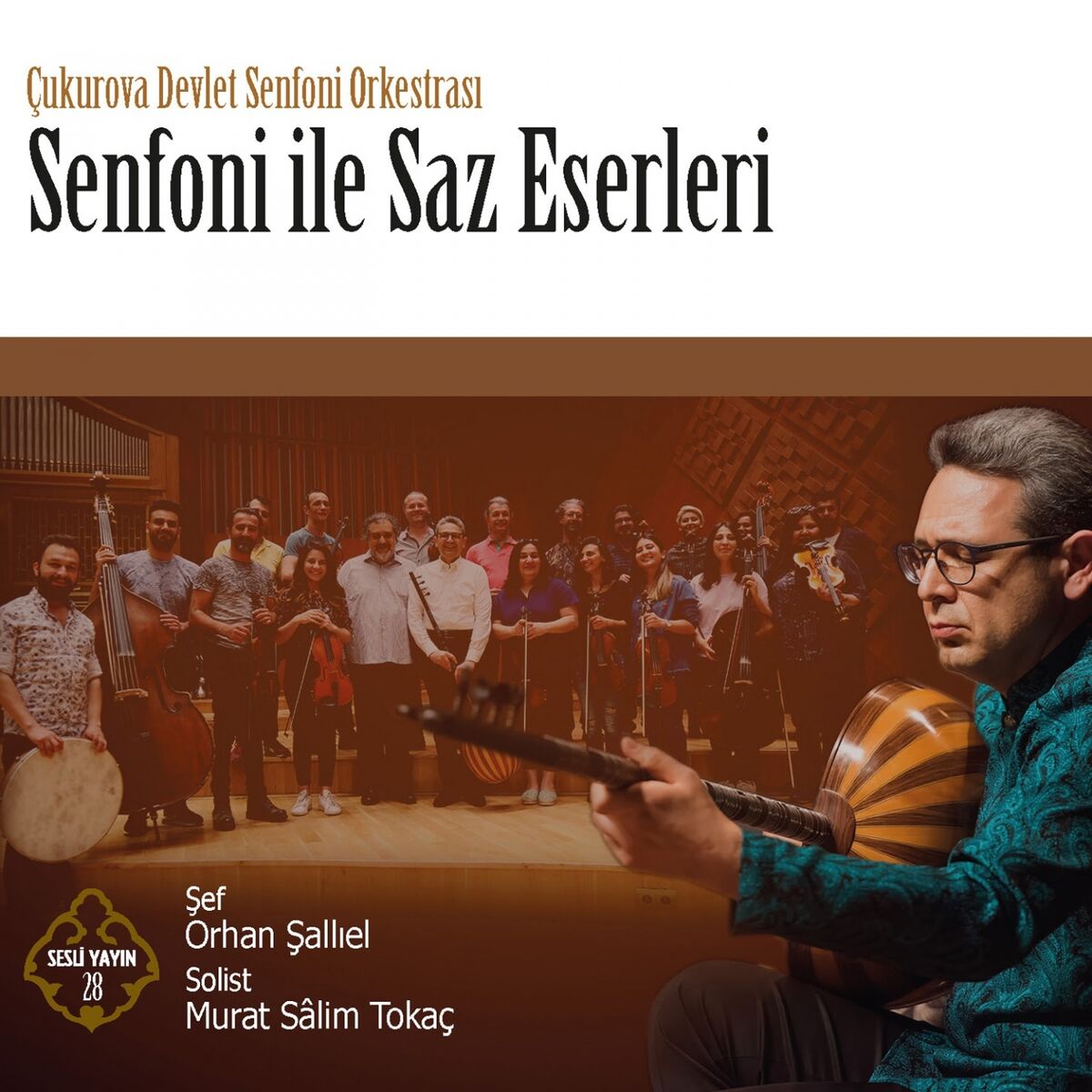 Album cover of Senfoni ile Saz Eserleri