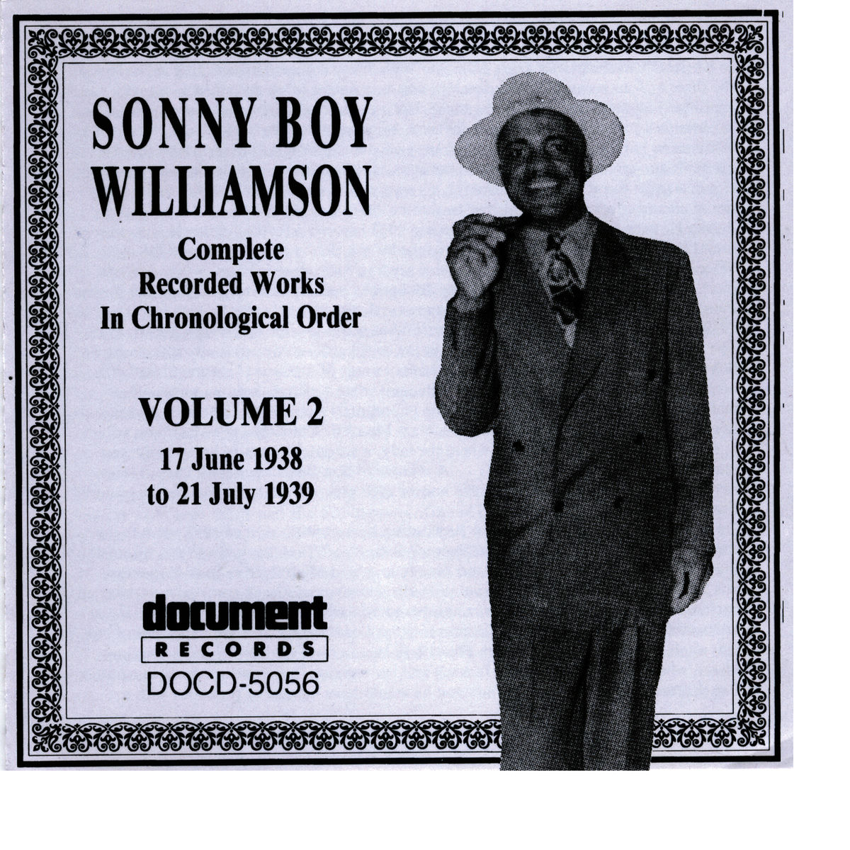 Album cover of Sonny Boy Williamson Vol. 2 (1938-1939)