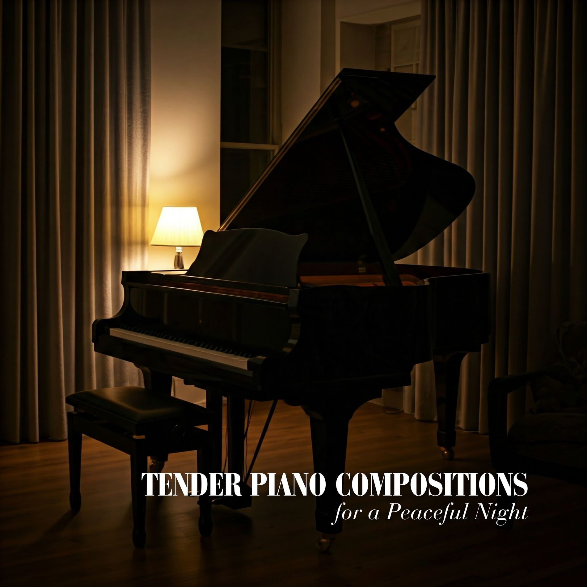 Album cover of Tender Piano Compositions for a Peaceful Night