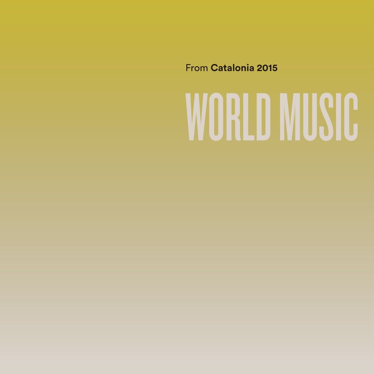 Album cover of World Music from Catalonia 2015