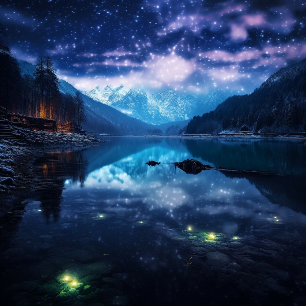 Picture of Flowing Harmony: Serene Meditation River Opera