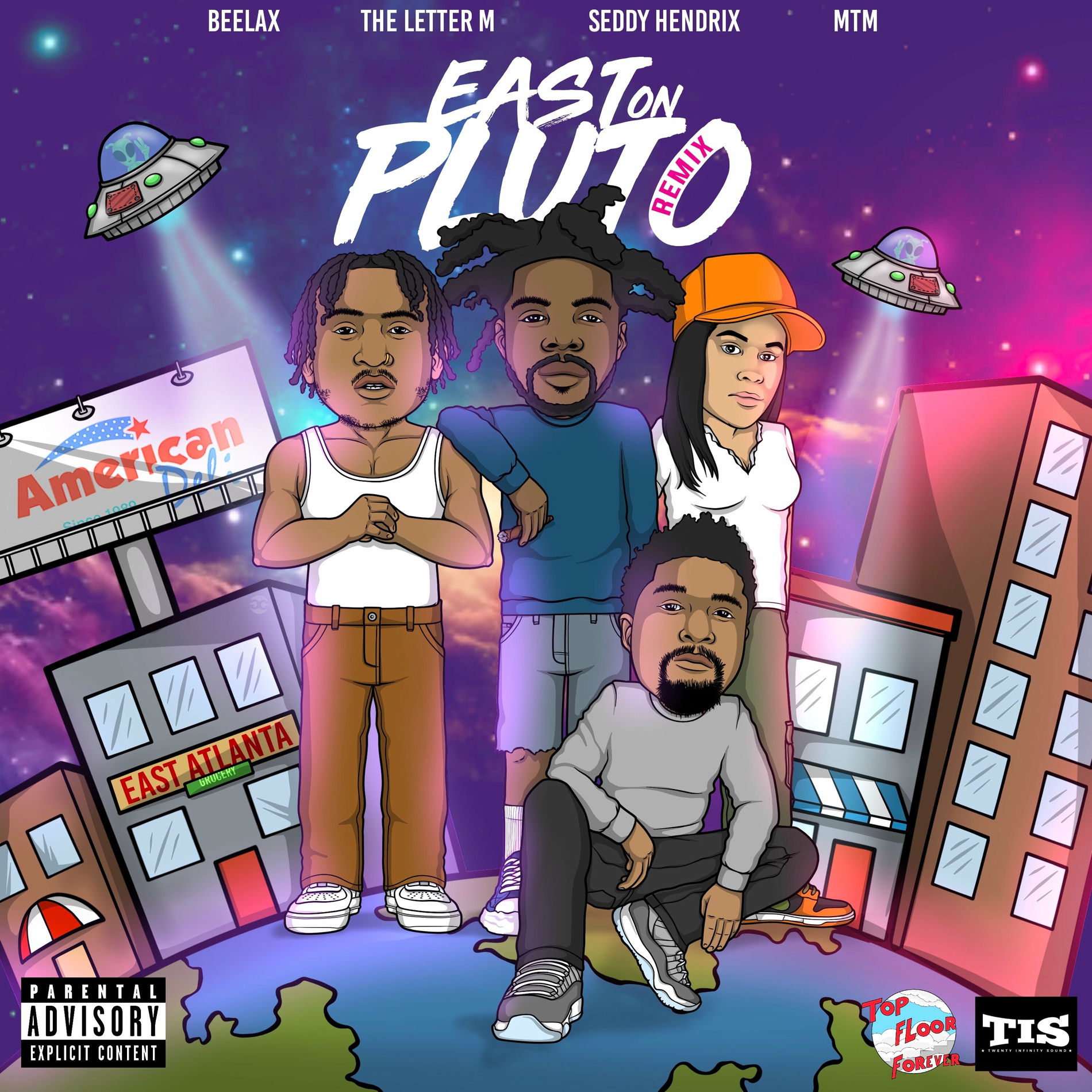 Album cover of East on Pluto (Remix)