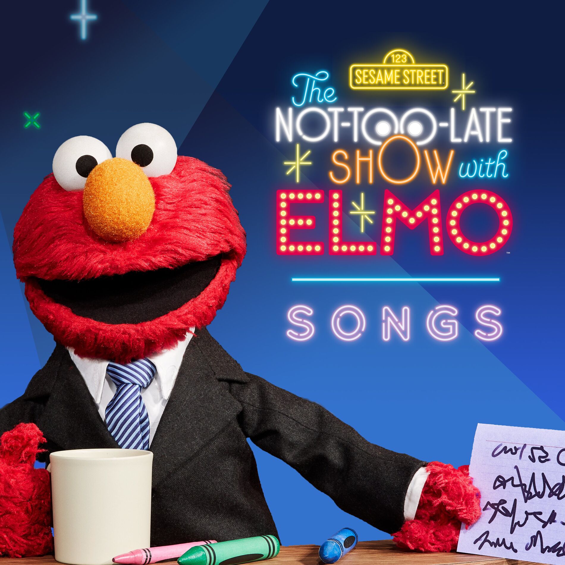 Album cover of The Not-Too-Late Show with Elmo: Songs