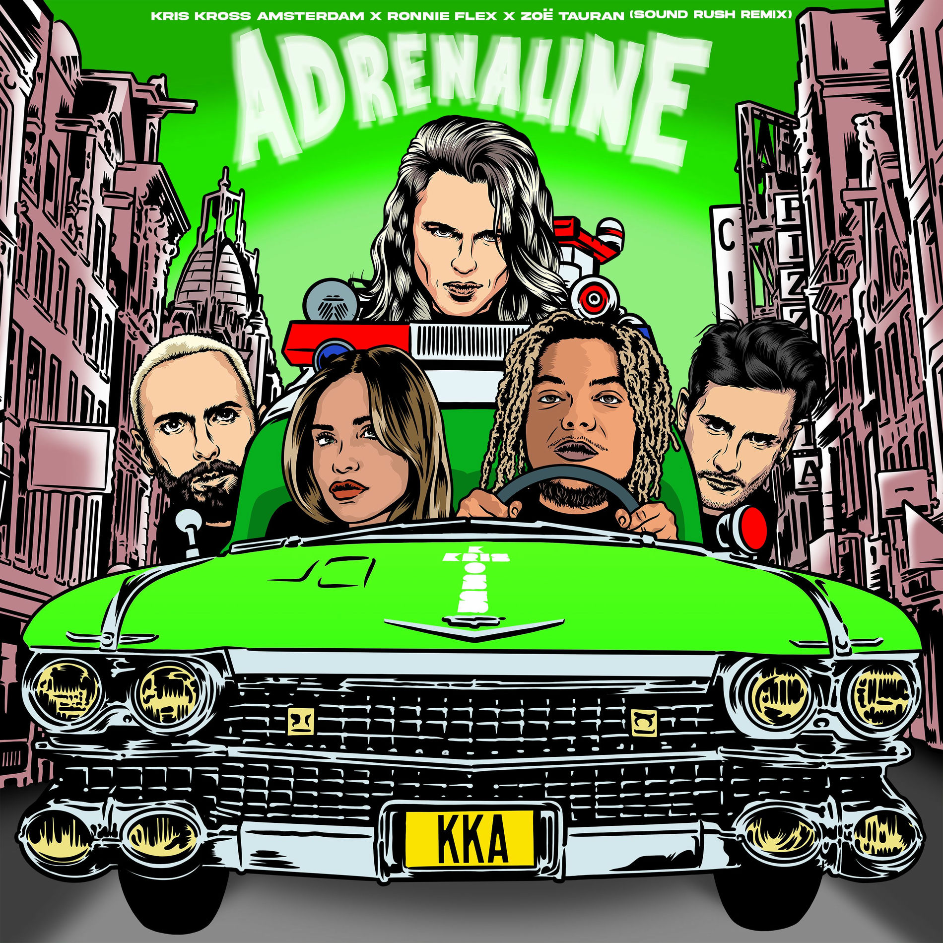 Album cover of Adrenaline (feat. Ronnie Flex and Zoë Tauran) (Sound Rush Extended Remix)