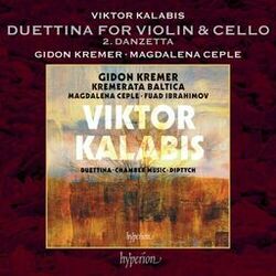 Cover of Kalabis: Duettina for Violin & Cello, Op. 67: II. Danzetta