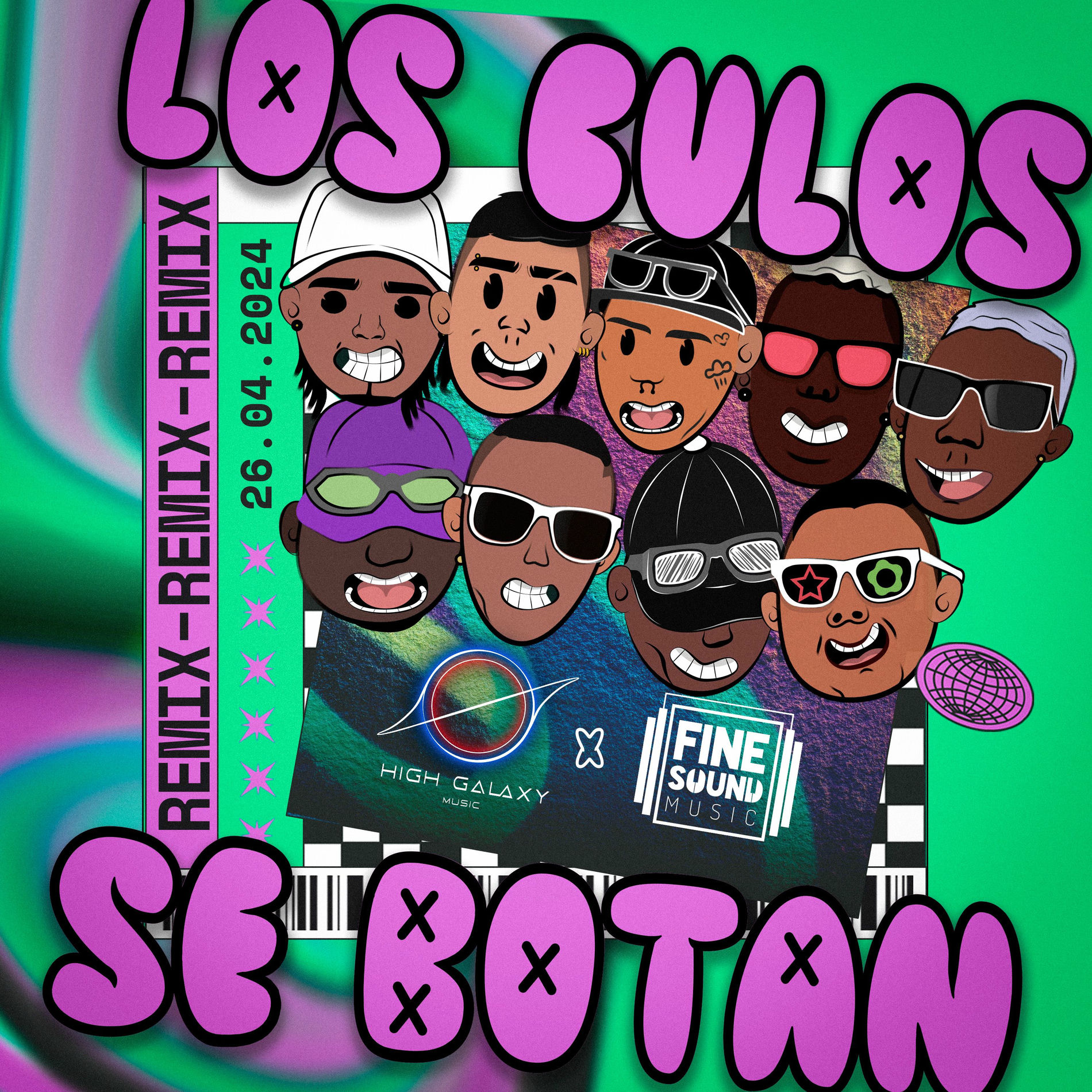 Album cover of Los Culos Se Botan Remix (feat. Reboll333, Robin Rouse, Los Farandulay, DFZM, High Galaxy Music & FineSound Music)