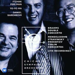 Cover of Brahms: Double Concerto - Mendelssohn, Stravinsky & Prokofiev: Violin Concertos