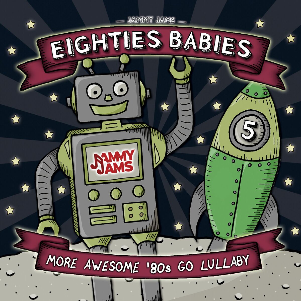 Album cover of Eighties Babies 5: More Awesome ‘80s Go Lullaby