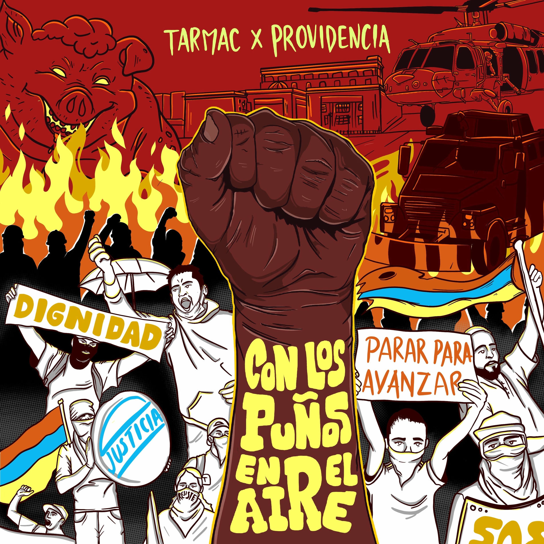 Album cover of Con los Puños en el Aire (Remix)