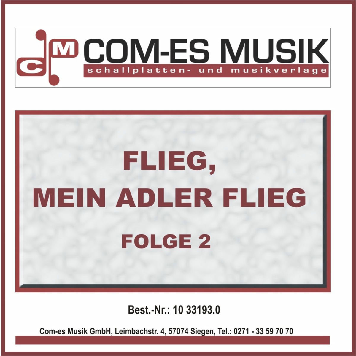 Album cover of Flieg, mein Adler flieg, Folge 2