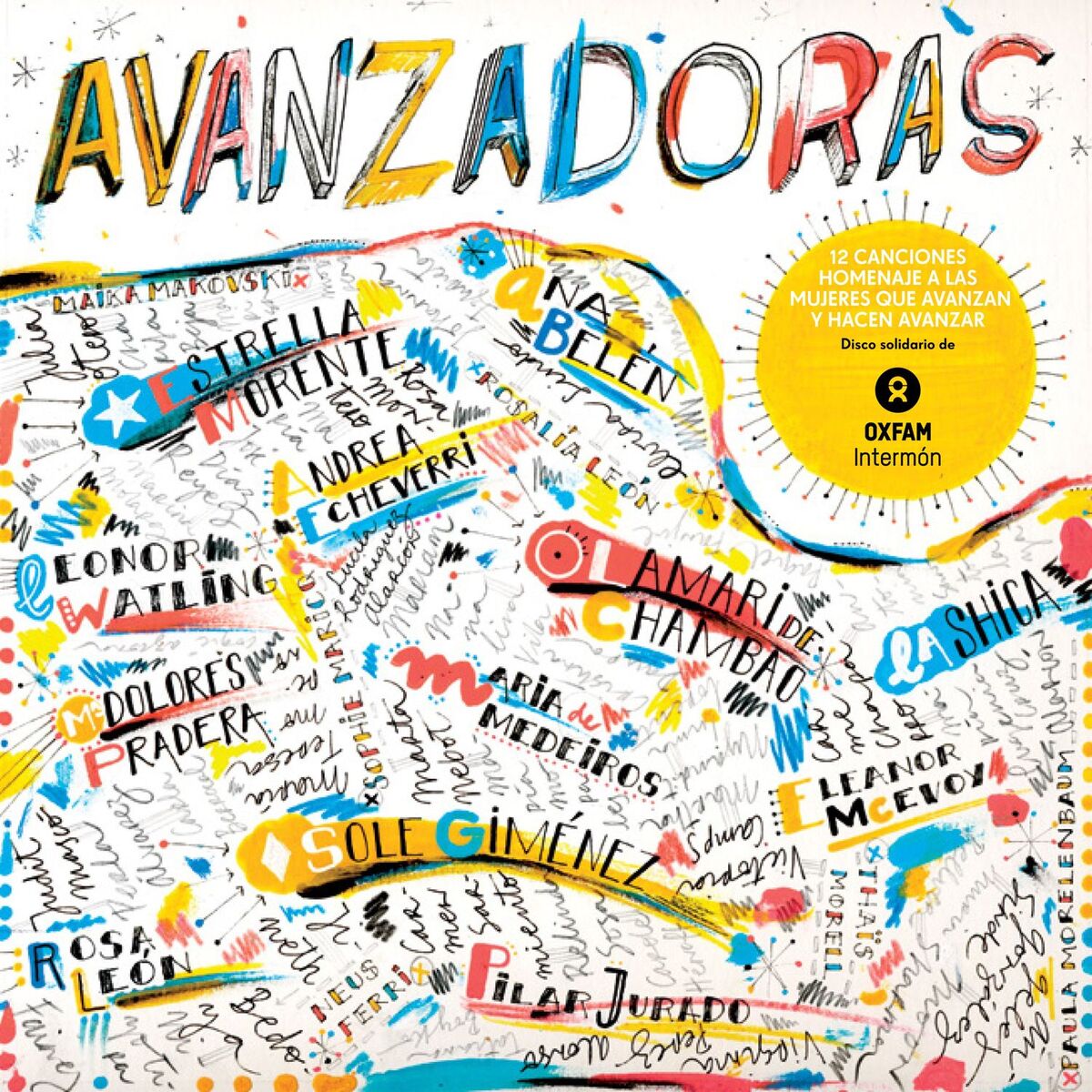 Album cover of Avanzadoras: Canciones Homenaje a Mujeres Que Avanzan y Hacen Avanzar