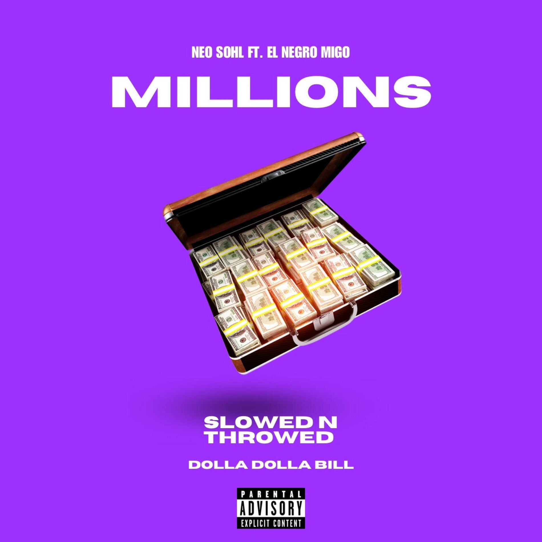 Album cover of Millions (Slowed & Throwed) (feat. El Negro Migo)