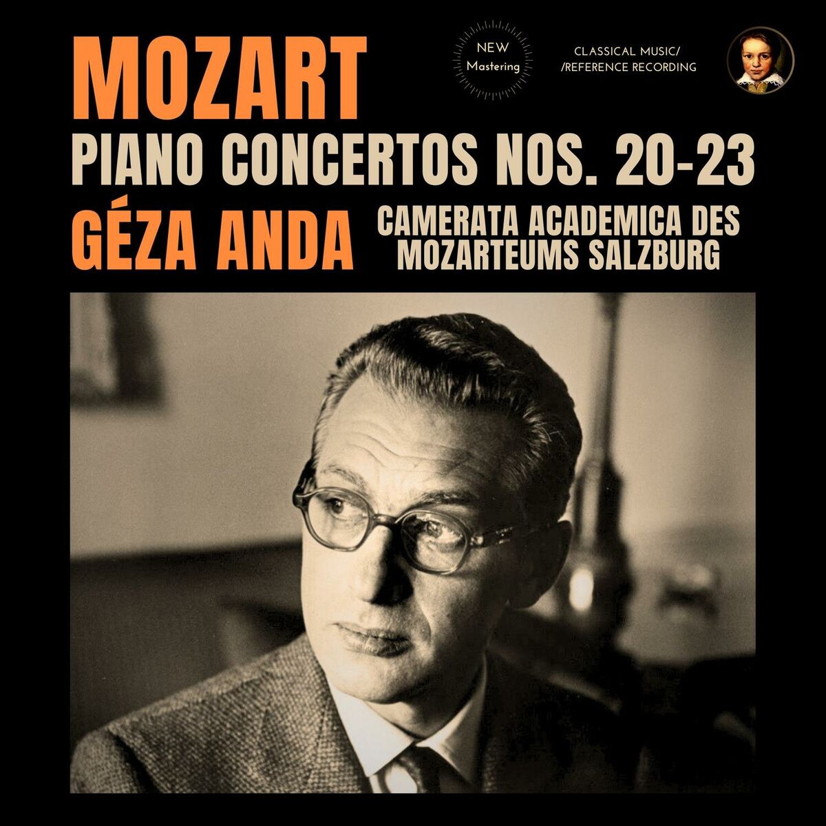 Album cover of Mozart: Piano Concertos Nos. 20-23 by Géza Anda (2025 Remastered, Salzburg 1961-1964)