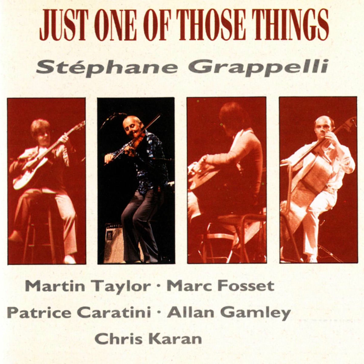 Album cover of Just one of those things